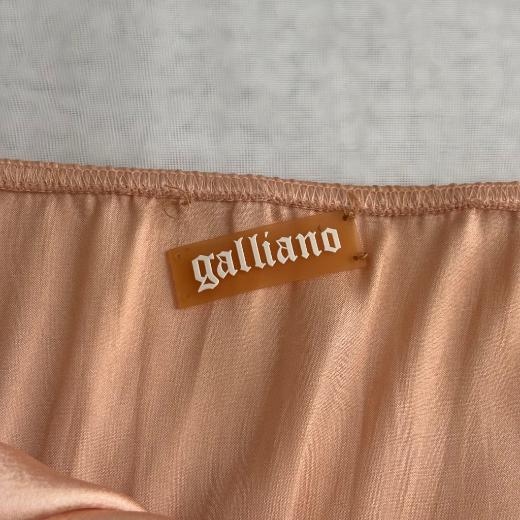 Vintage Galliano Powder Pink Babydoll Dress