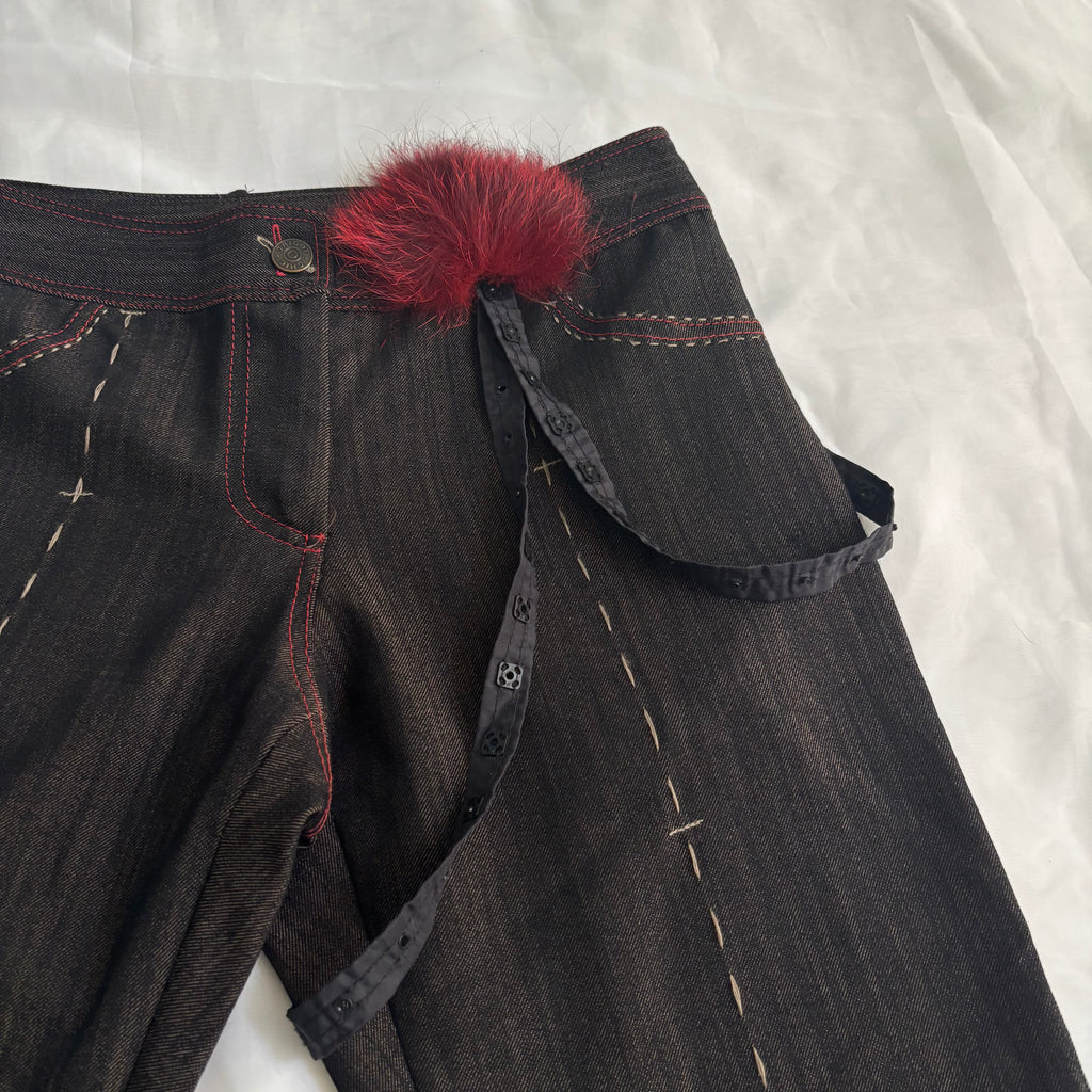 Italian Designer Patchwork Capris