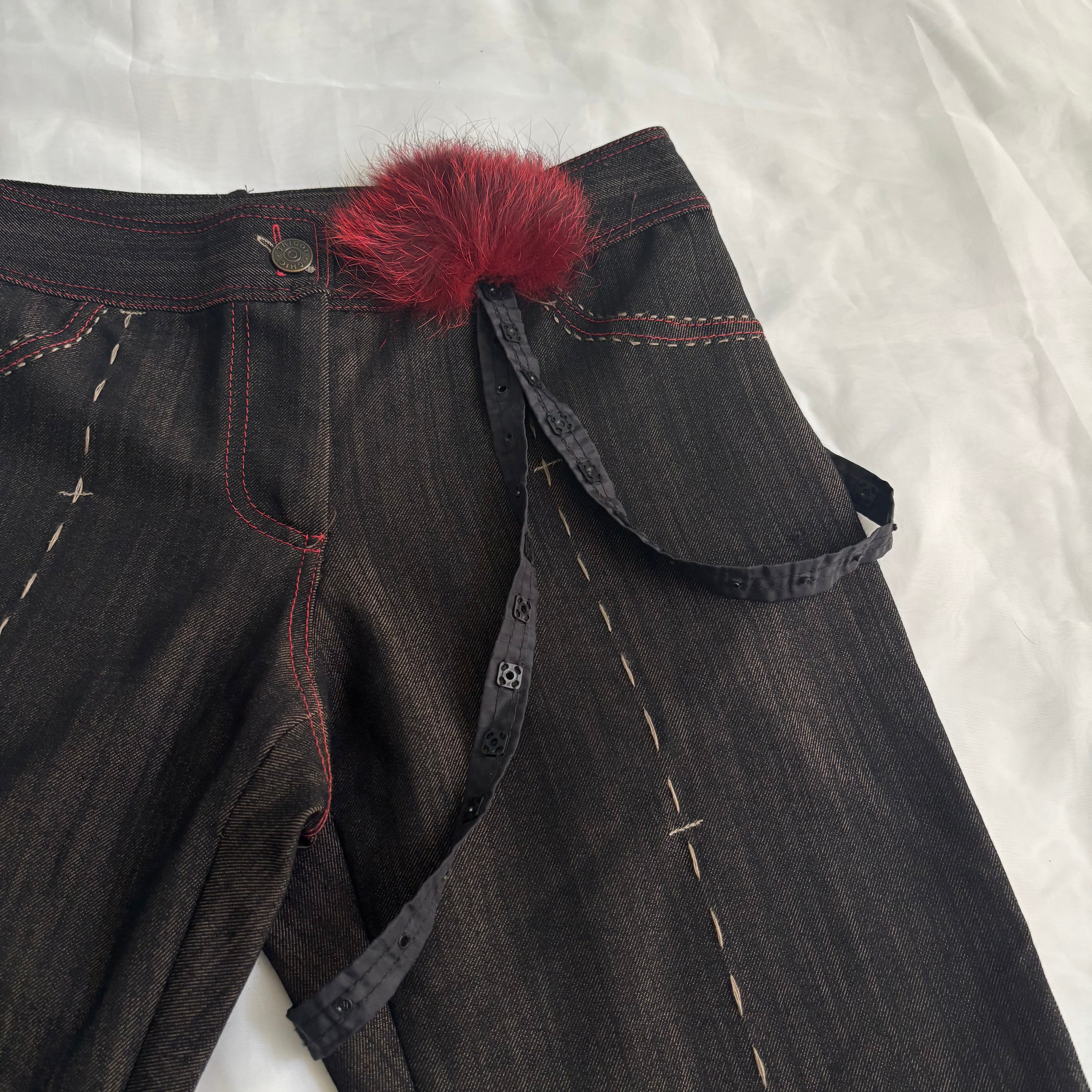 Italian Designer Patchwork Capris