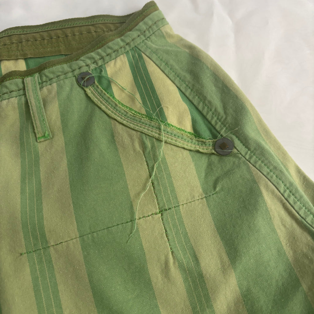 Marithe Francois Girbaud Striped Shorts