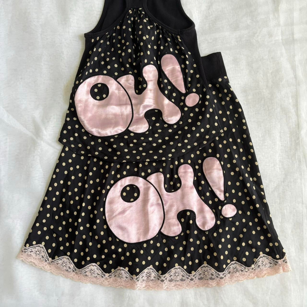 Fornarina Silk & Cotton Polka Dot Set