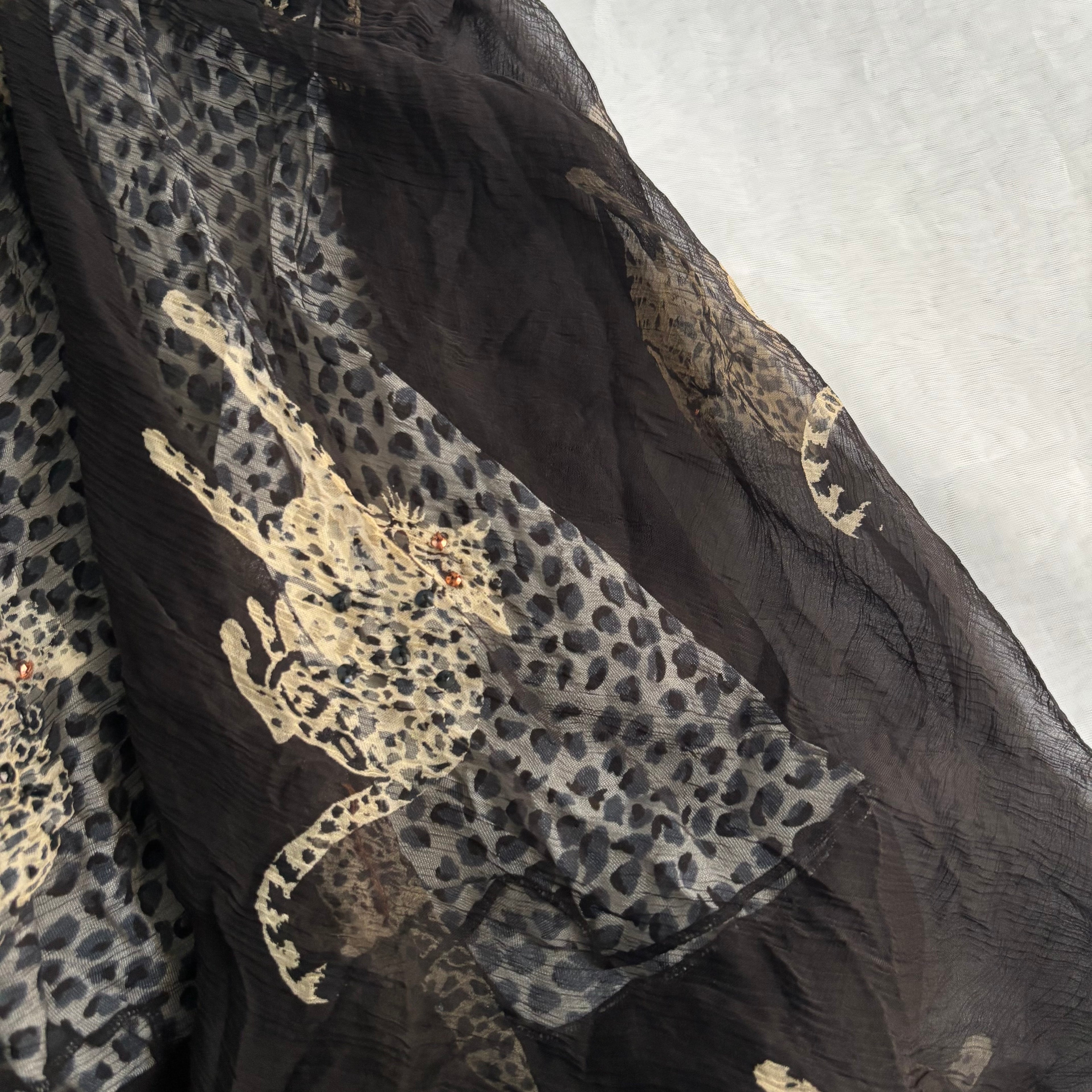 Vintage Derhy Leopard Skirt