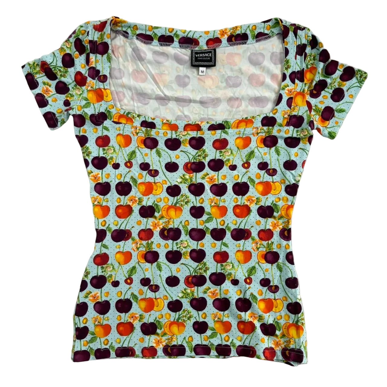 Versace Fruit Print Top