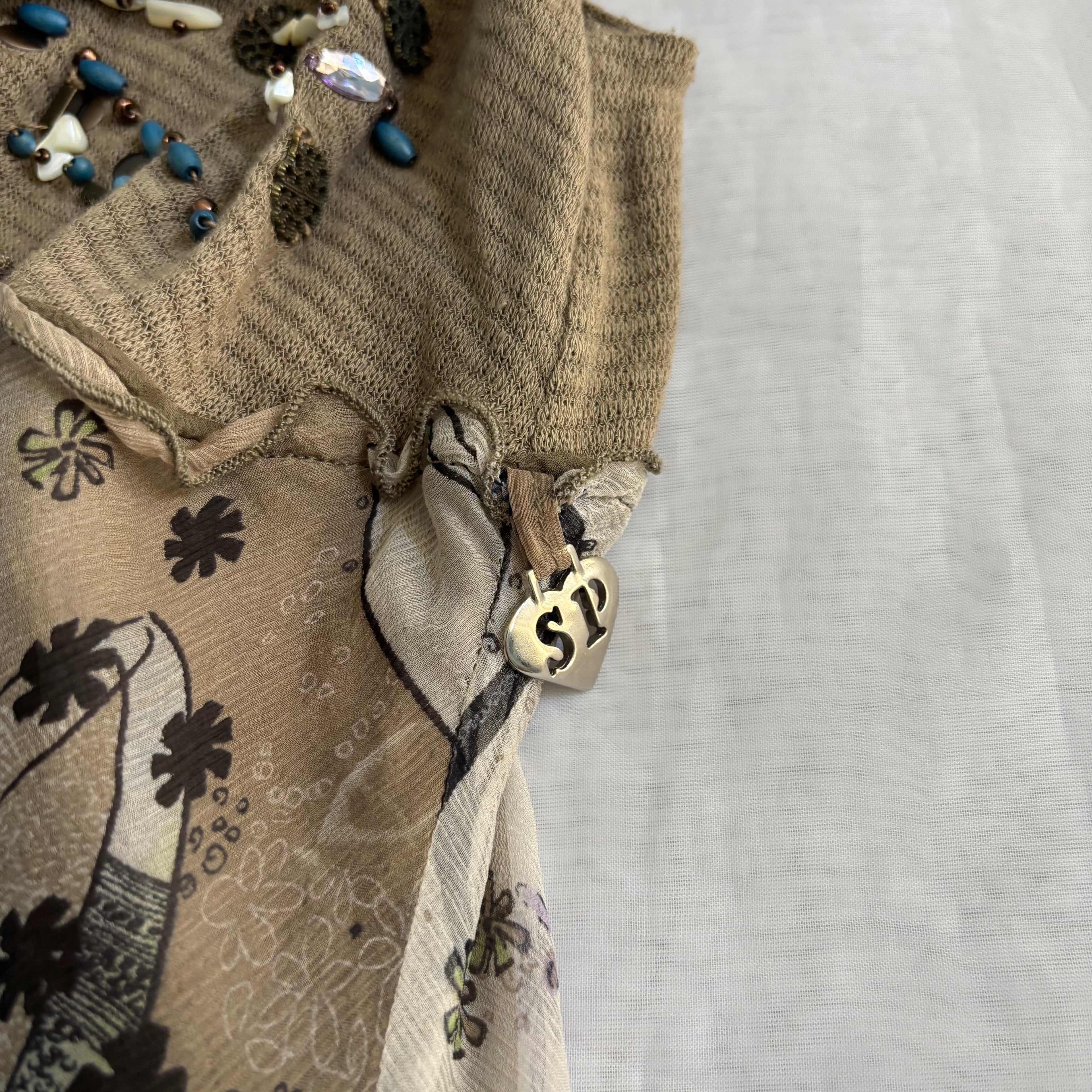 Italian Silk Floral Dress