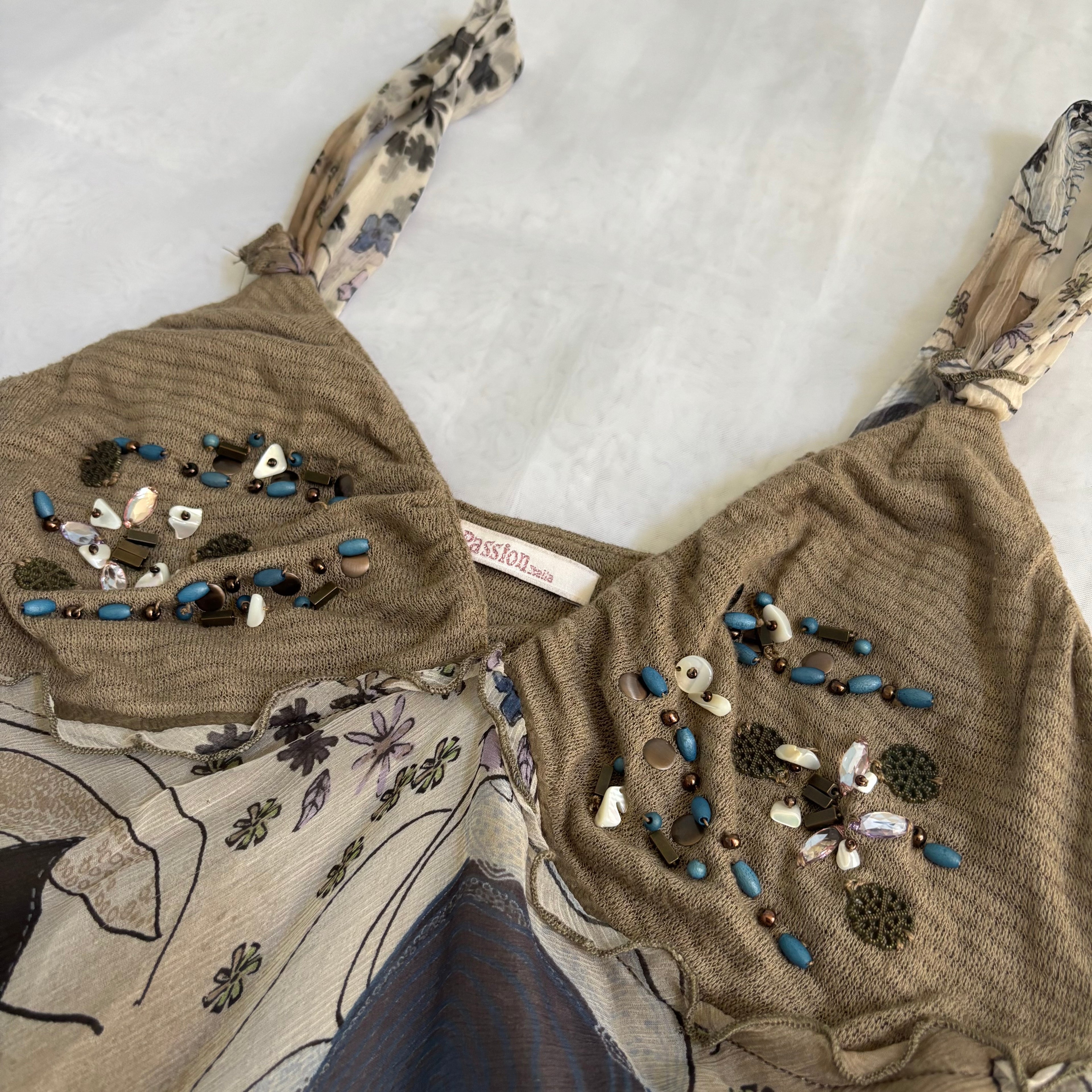 Italian Silk Floral Dress