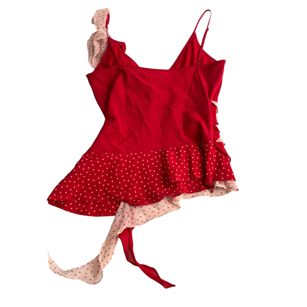 Karen Millen Silk Polka Dot Top