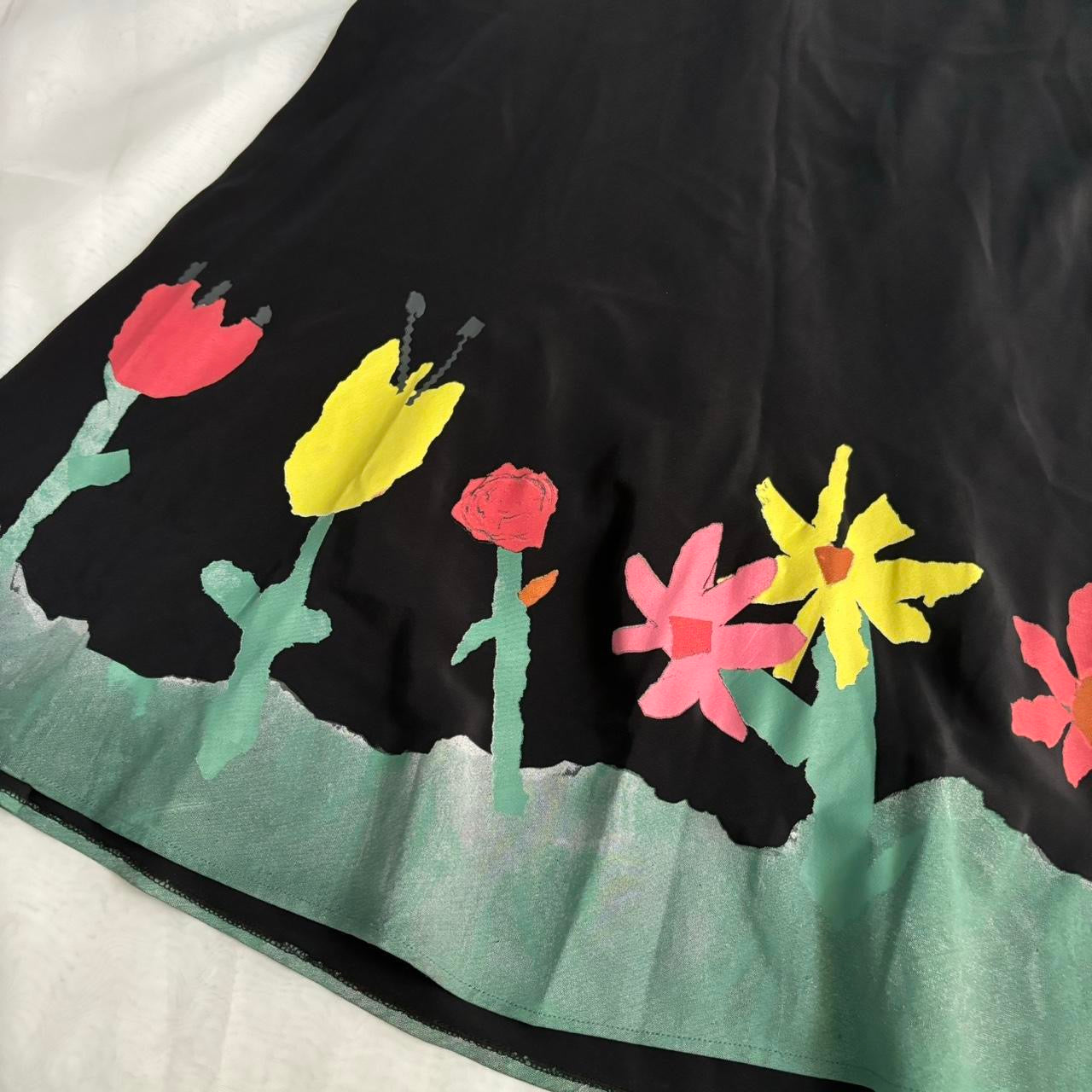 Italian Otitude 100% Silk Floral Dress