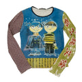 Cop Copine Kid Mixed Print Top