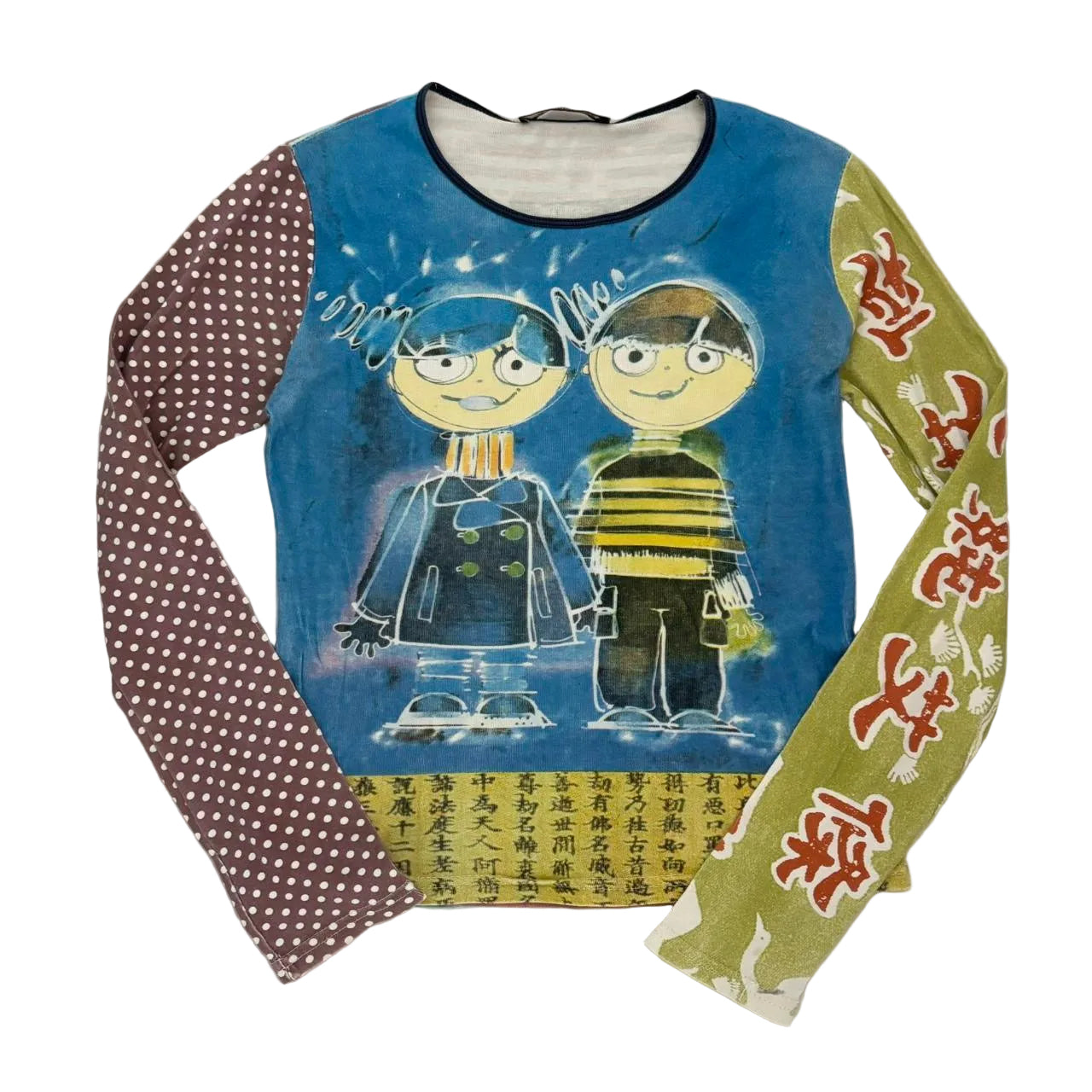 Cop Copine Kid Mixed Print Top