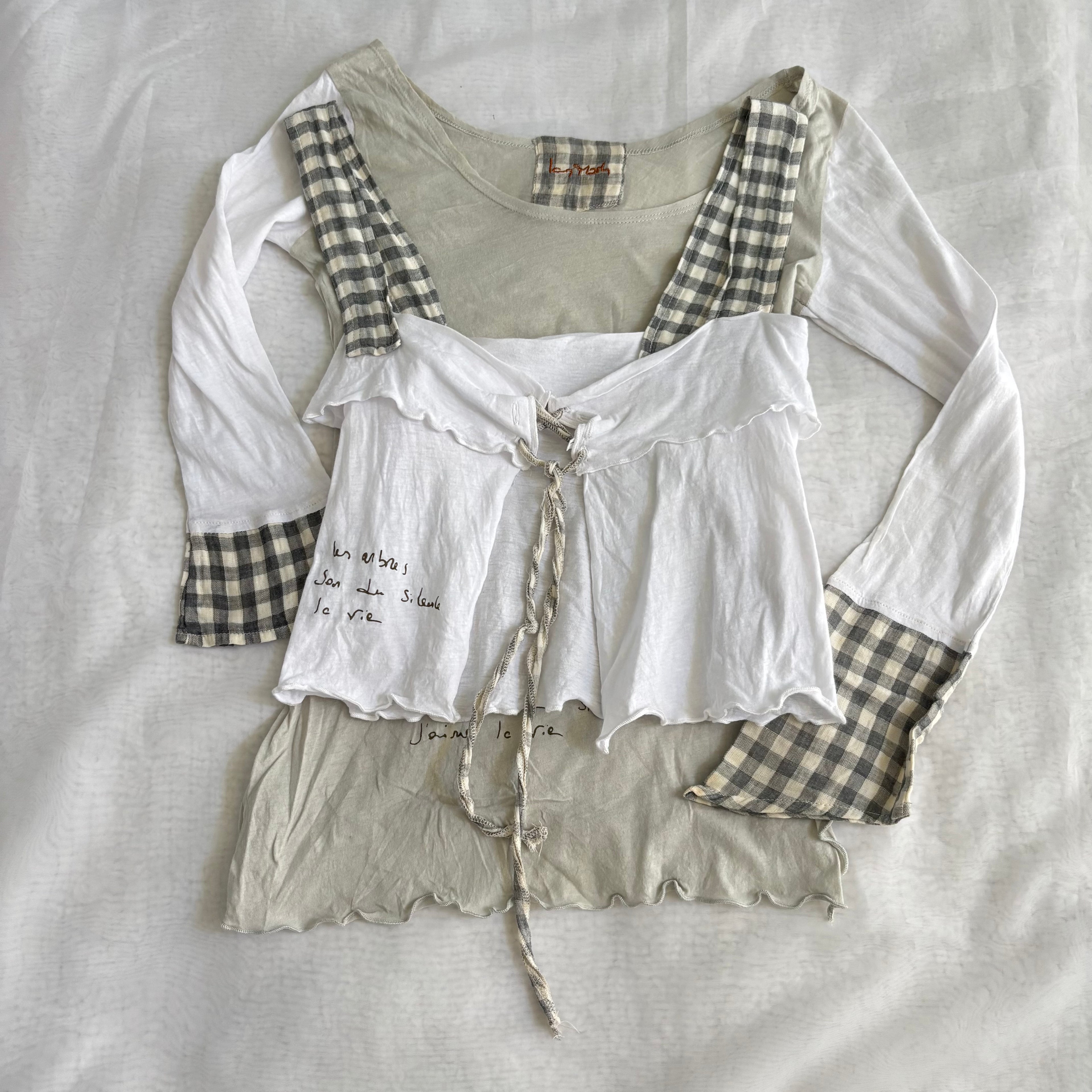 Cotton 3 Piece Top & Skirt Set