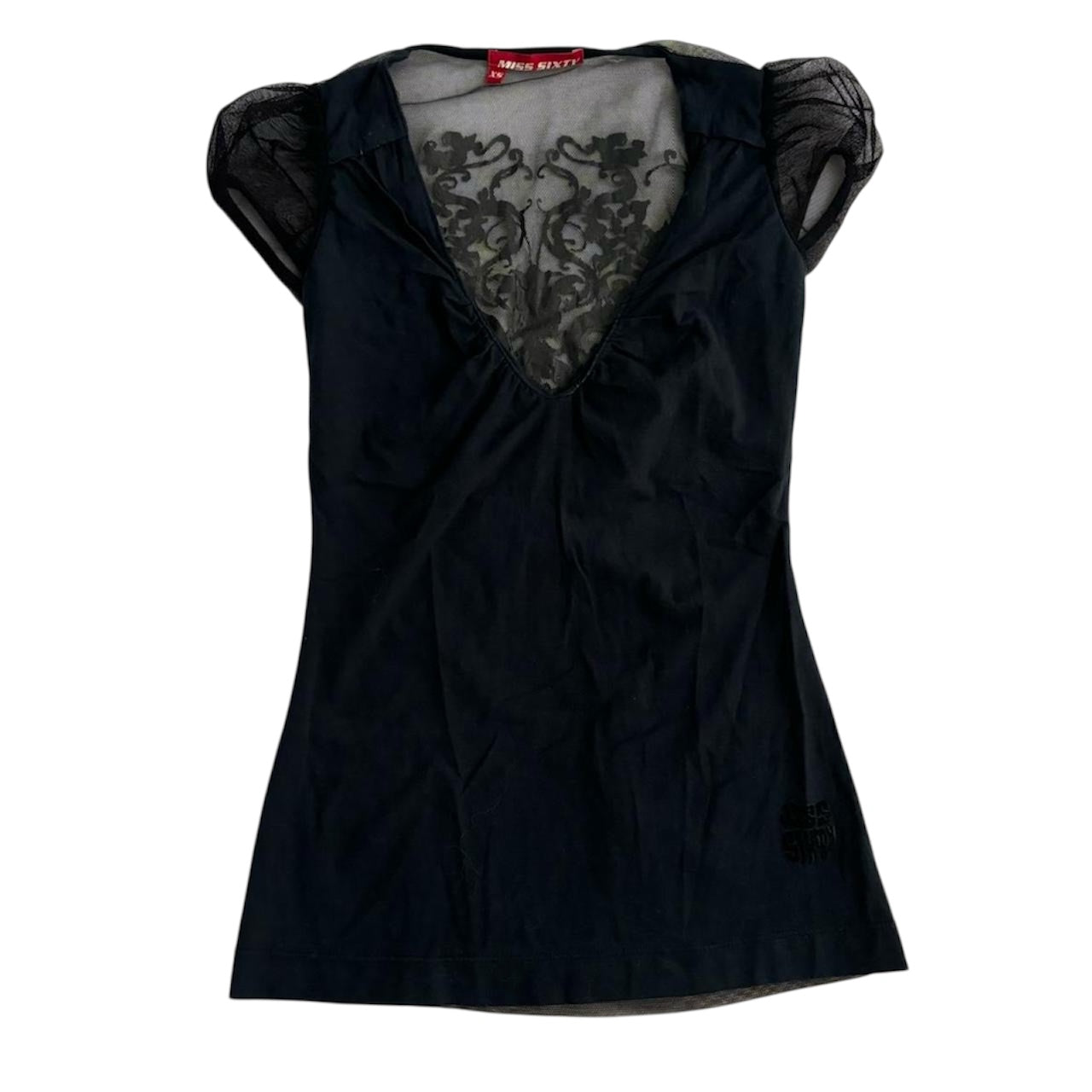 Miss Sixty Mesh Back Top