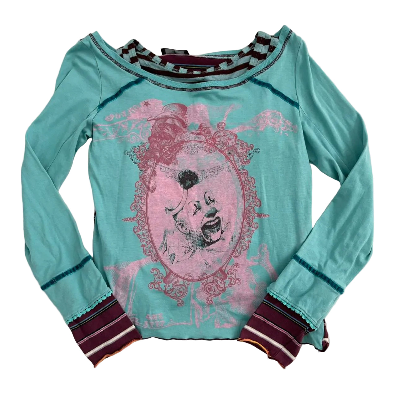 Italian Clown Print Top Set