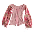Zone Bleue Pink Cardigan