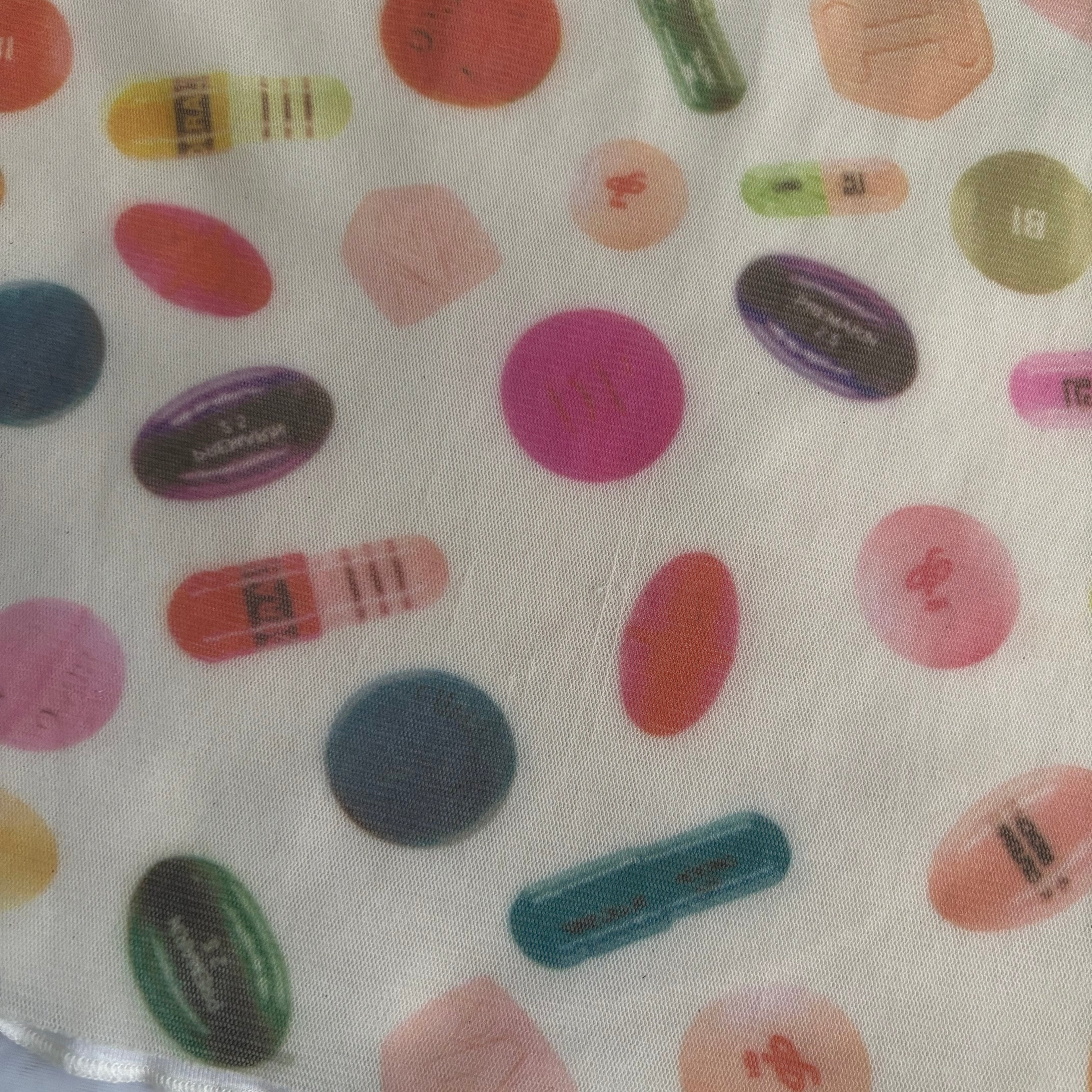 90s Italian Otitude Pill Print Halter Top