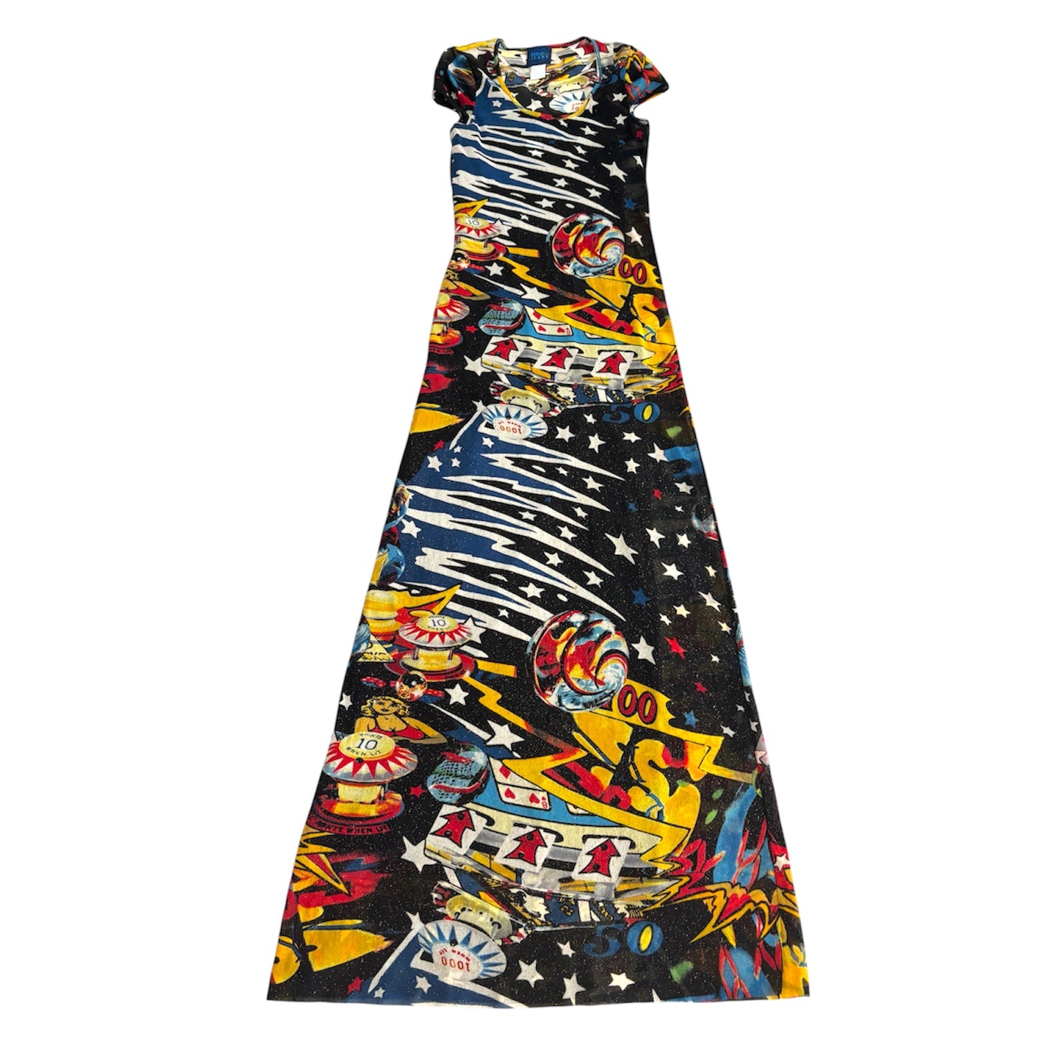 Kenzo Pinball Maxi Mesh Dress