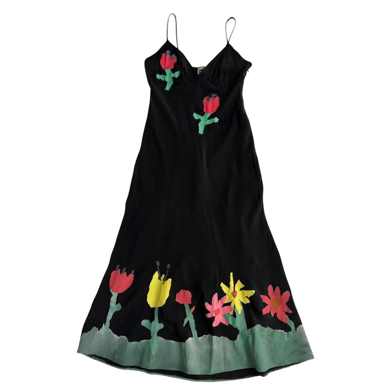 Italian Otitude 100% Silk Floral Dress
