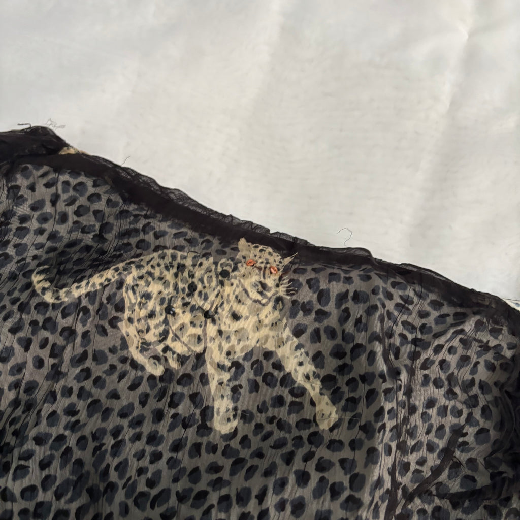 Vintage Derhy Leopard Skirt