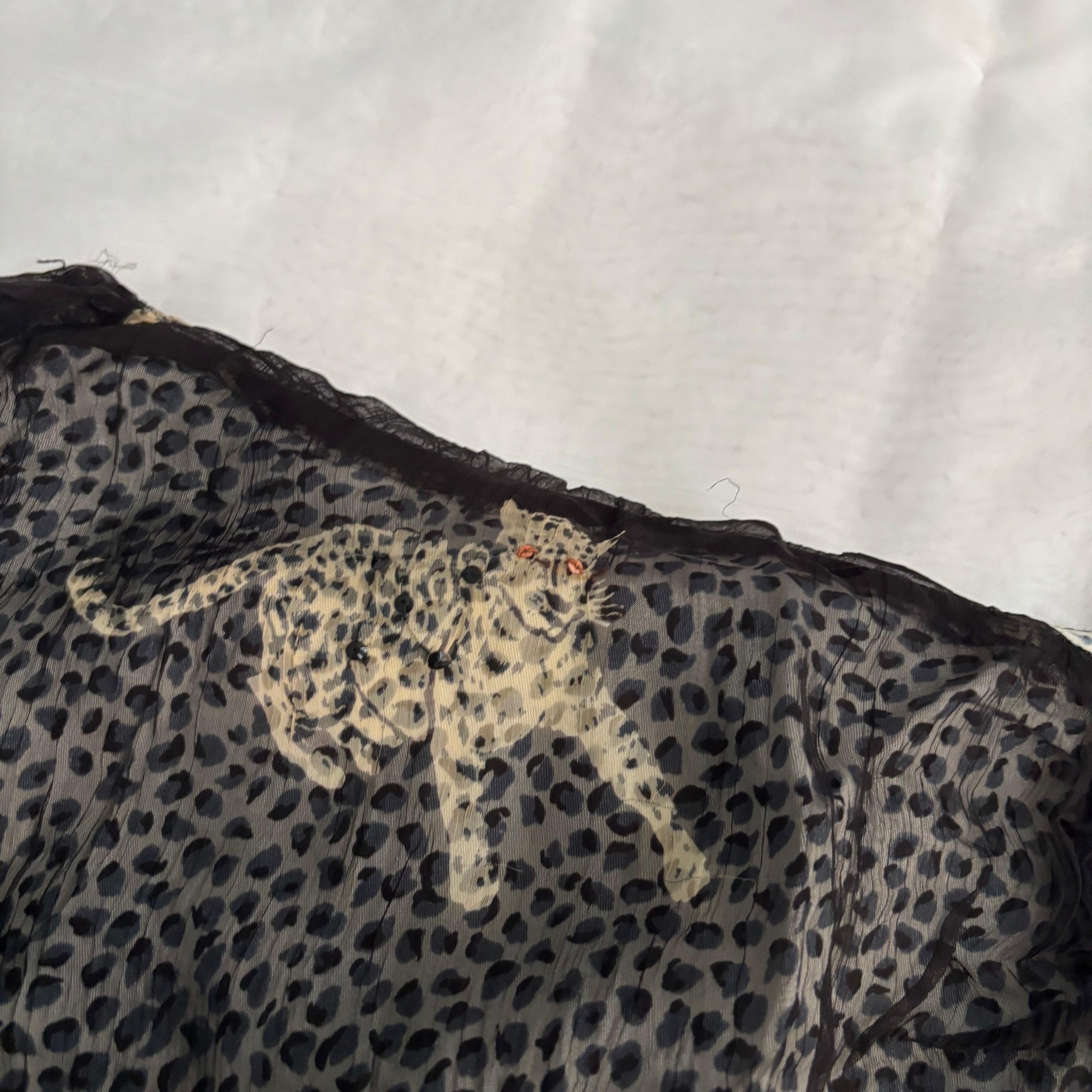 Vintage Derhy Leopard Skirt