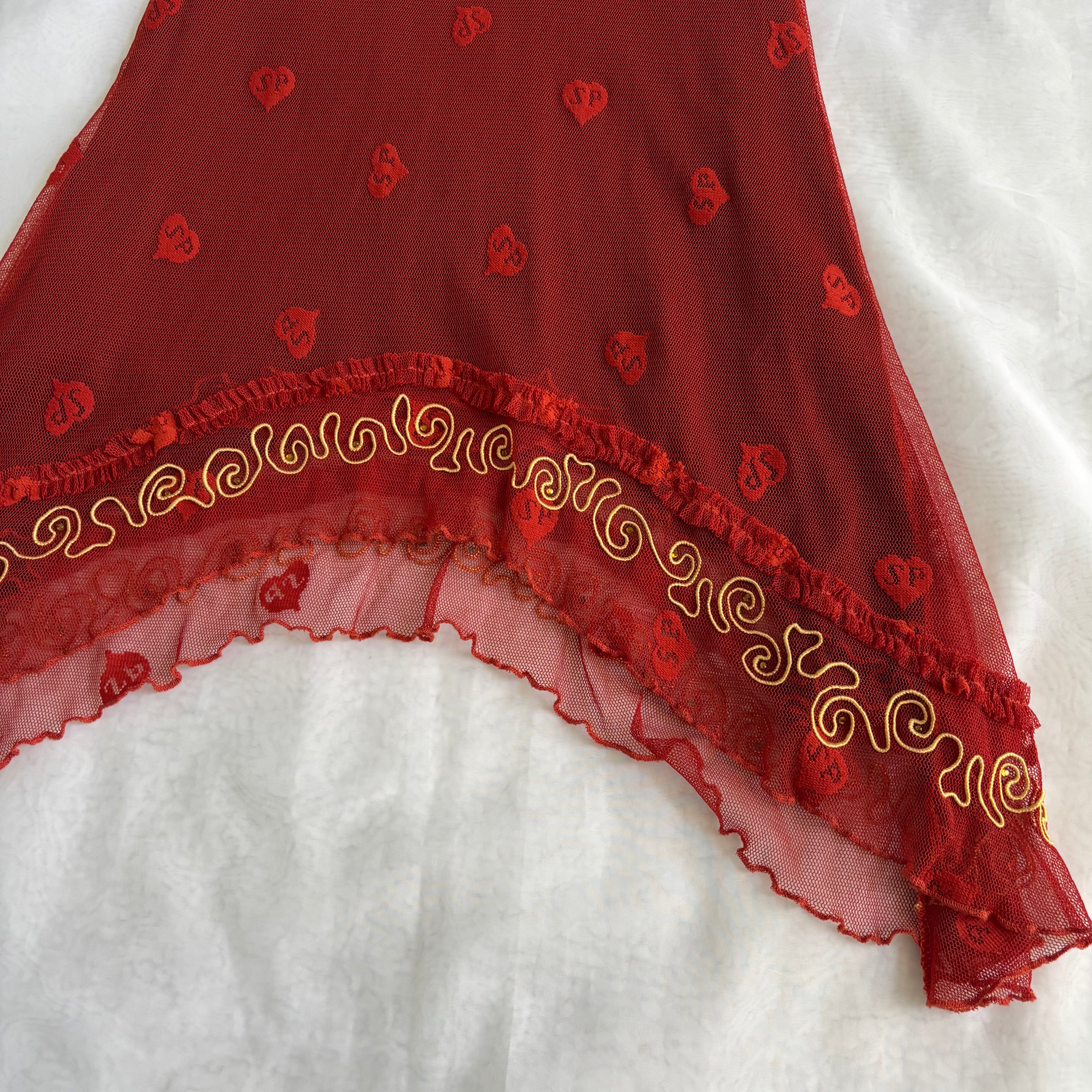 Italian Asymmetrical Heart Dress