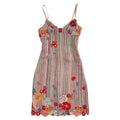 Karen Millen Striped Floral Silk Dress