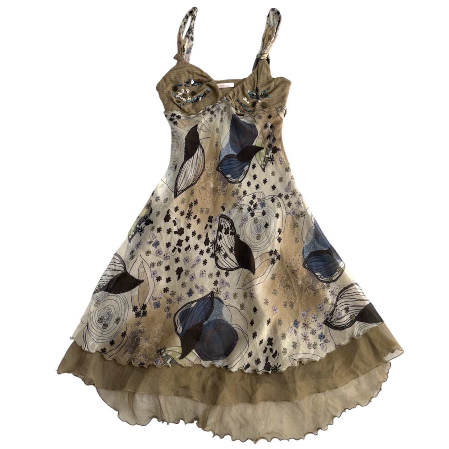 Italian Silk Floral Dress