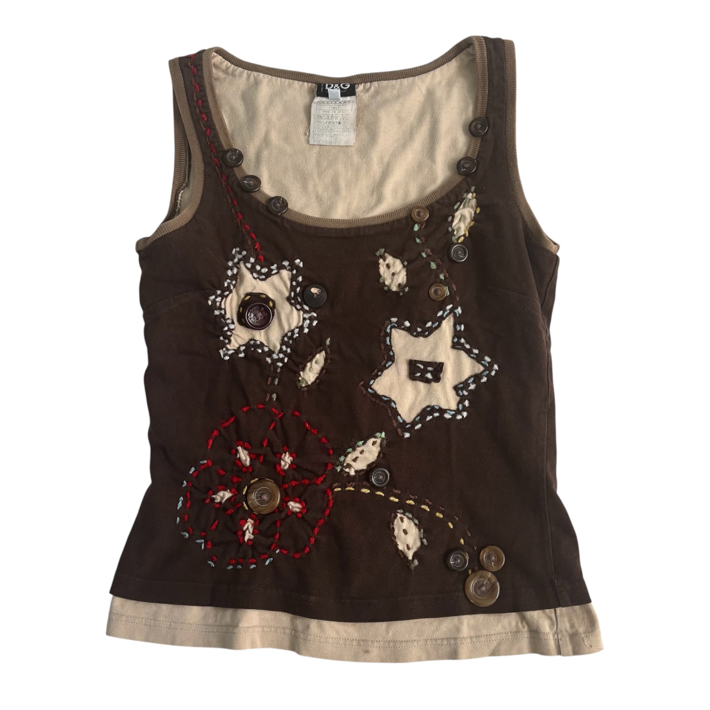 D&G “Always Check the Label” Button Top