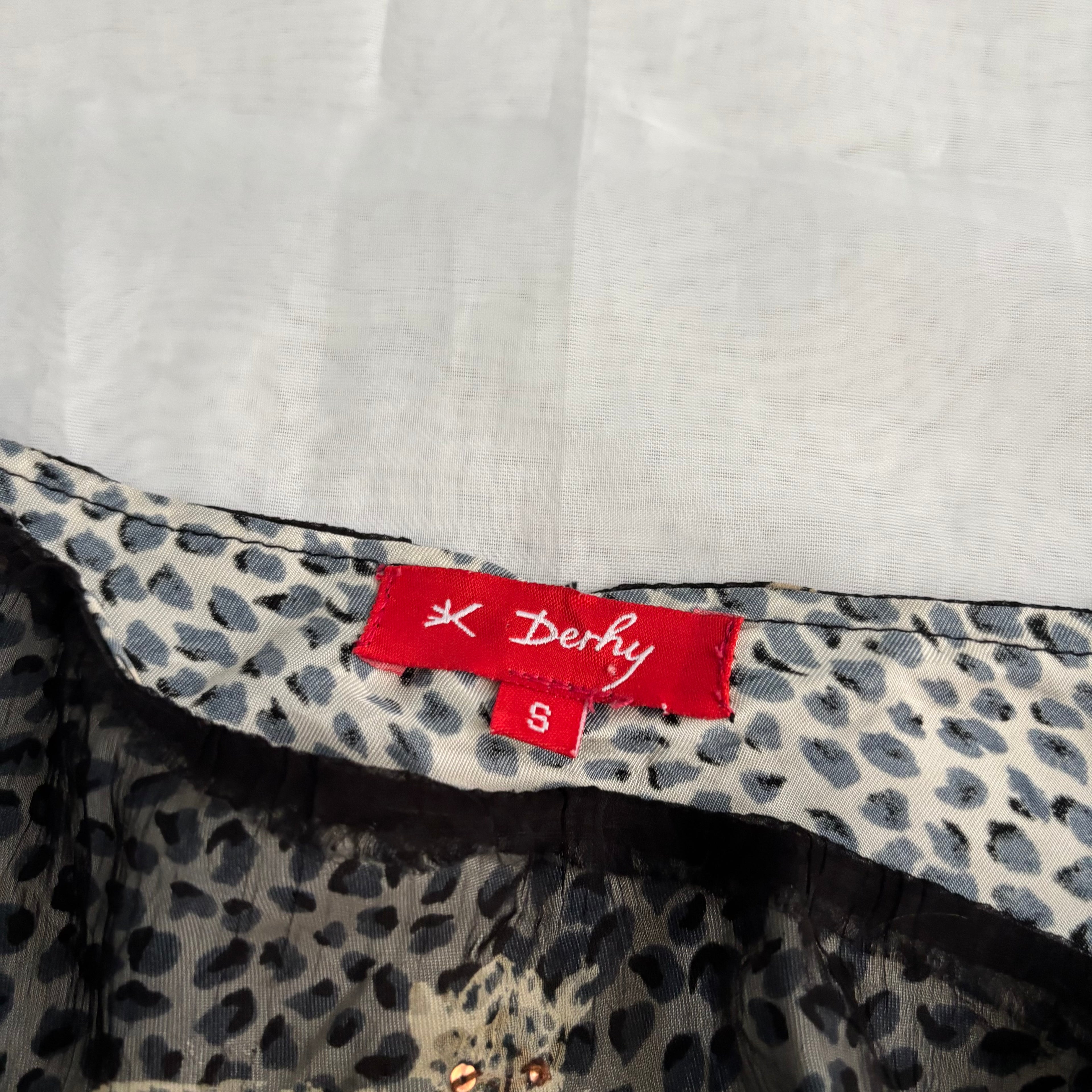 Vintage Derhy Leopard Skirt