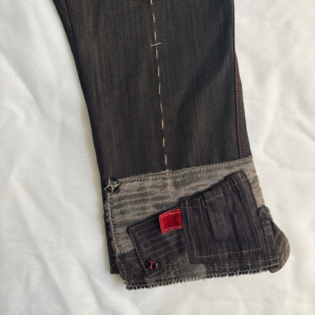 Italian Designer Patchwork Capris