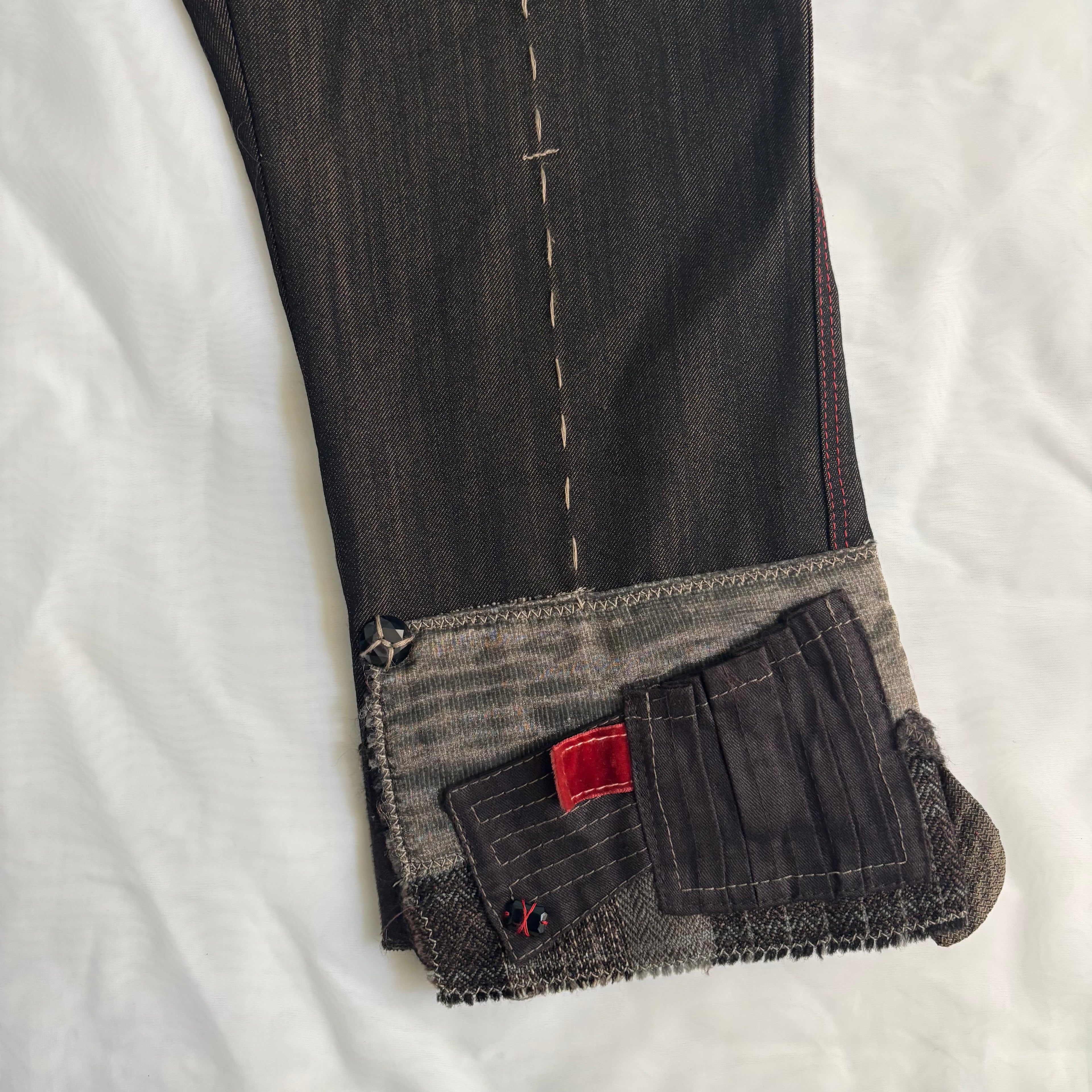 Italian Designer Patchwork Capris
