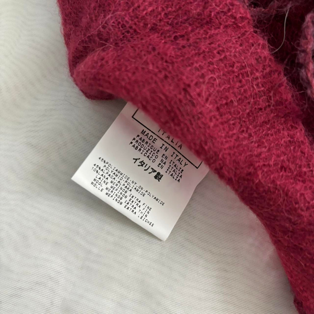 G Ferre Floral Alpaca Blend Top