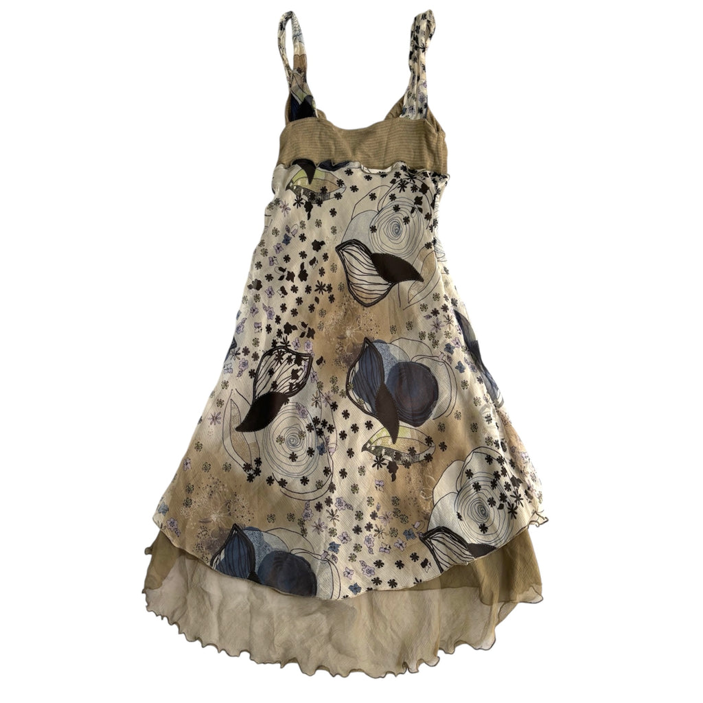 Italian Silk Floral Dress