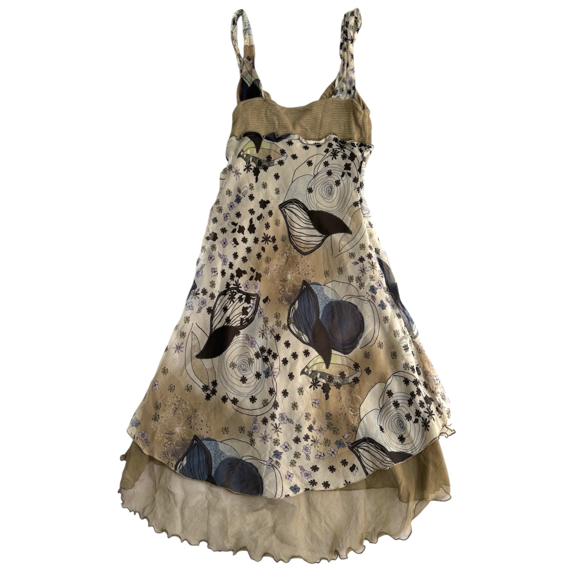 Italian Silk Floral Dress