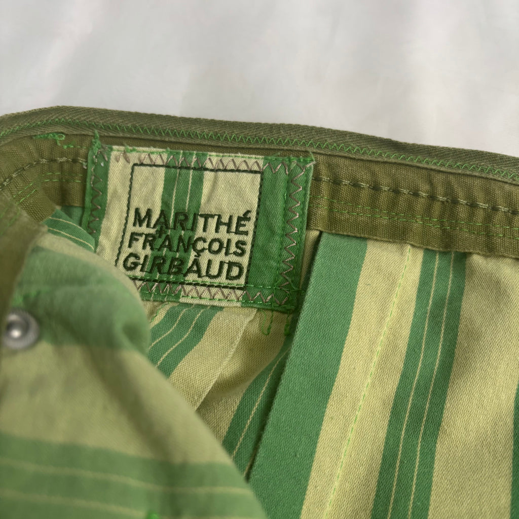 Marithe Francois Girbaud Striped Shorts