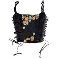 VDP Sequin Lace Up Corset