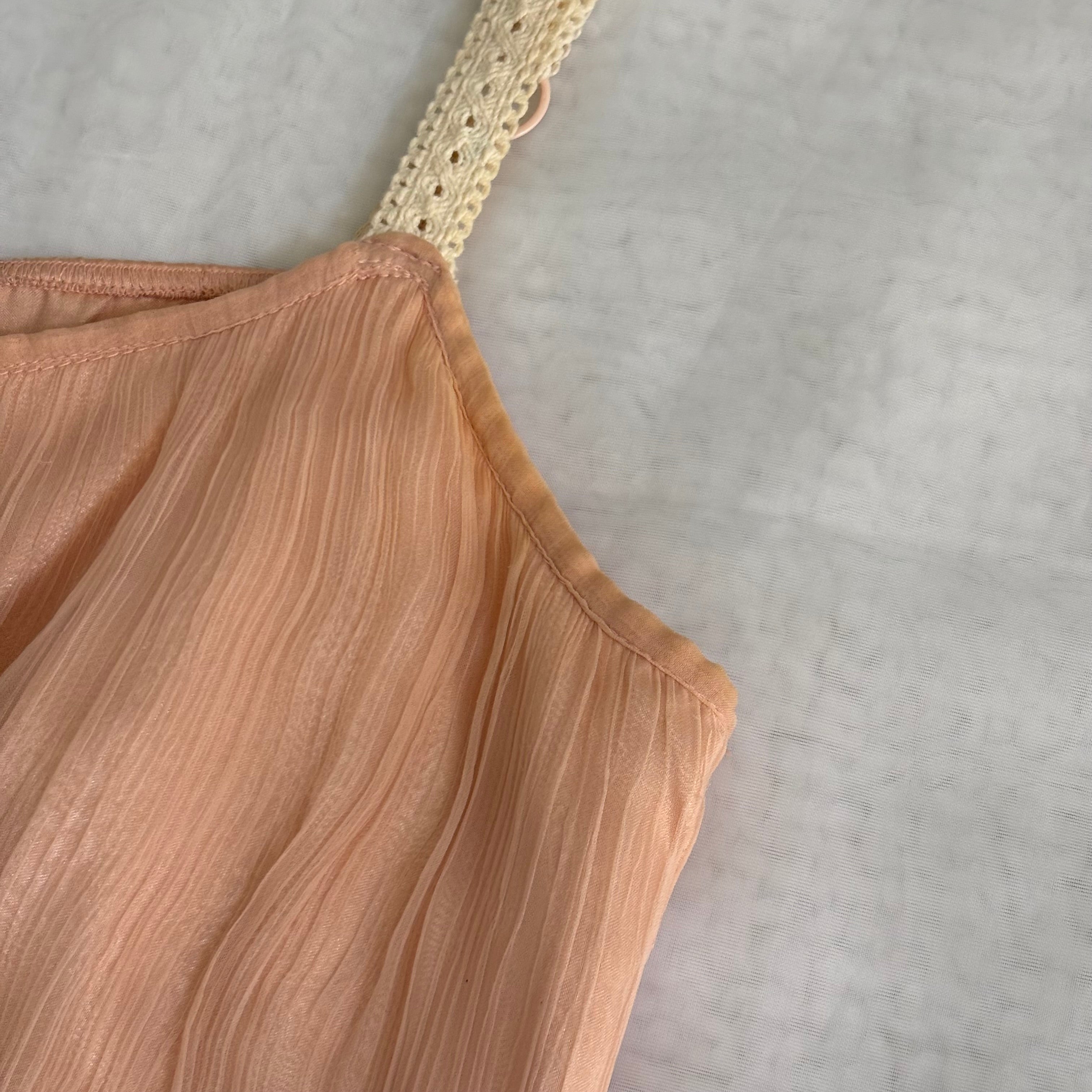 Vintage Galliano Powder Pink Babydoll Dress