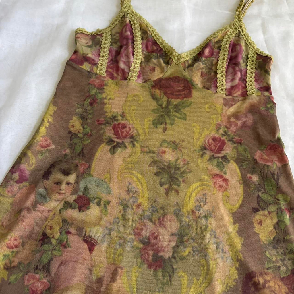 Michal Negrin Cherub Slip Dress