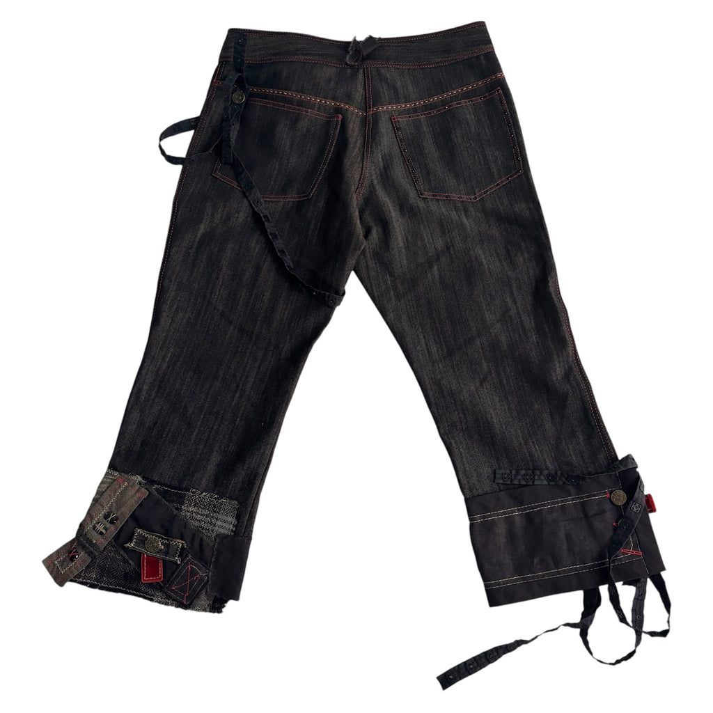Italian Designer Patchwork Capris