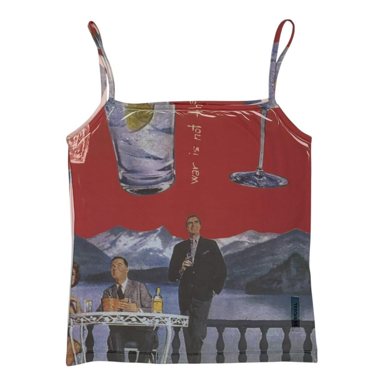 Desigual Graphic Tank Top