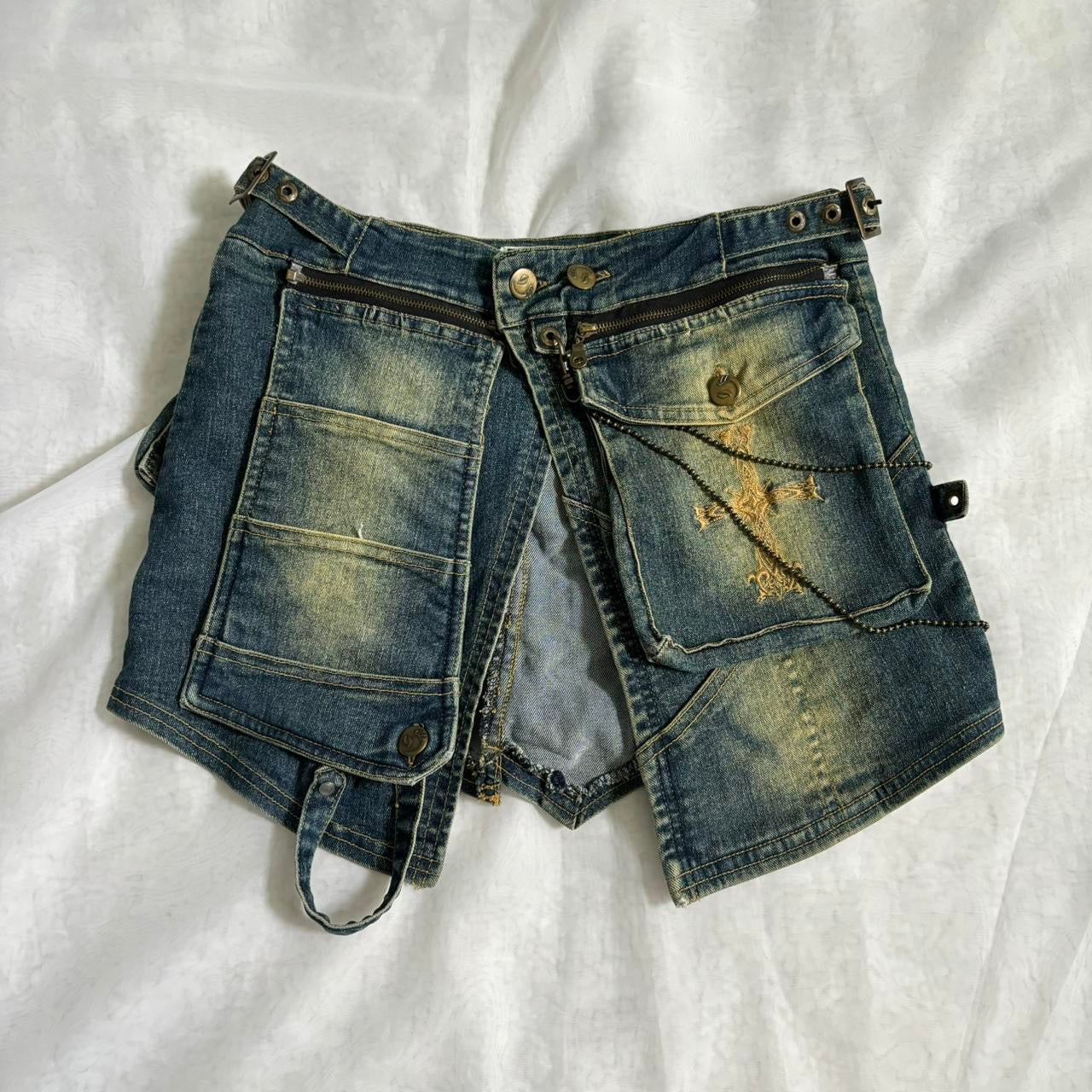 Ozz On Japan Distressed Jean Belt