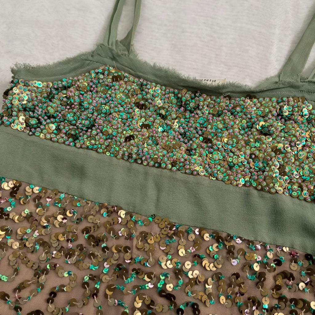 Pinko Sequin Mermaid Top
