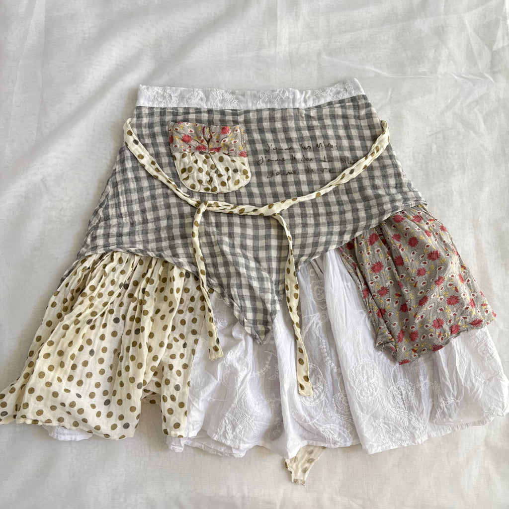 Cotton 3 Piece Top & Skirt Set