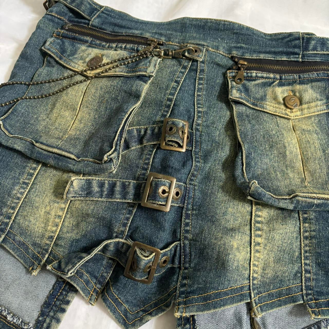 Ozz On Japan Distressed Jean Belt