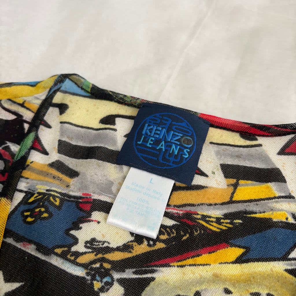 Kenzo Pinball Maxi Mesh Dress