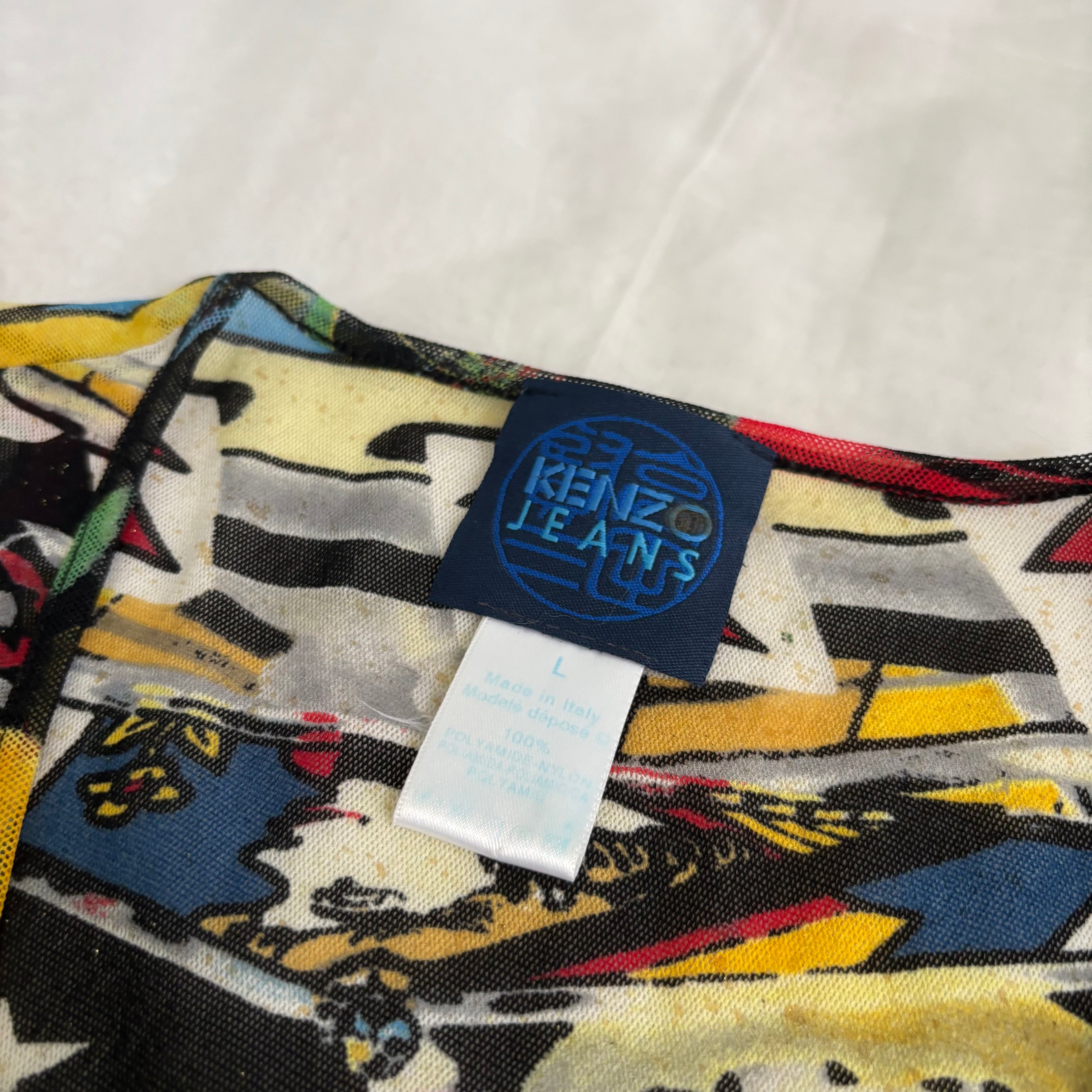 Kenzo Pinball Maxi Mesh Dress