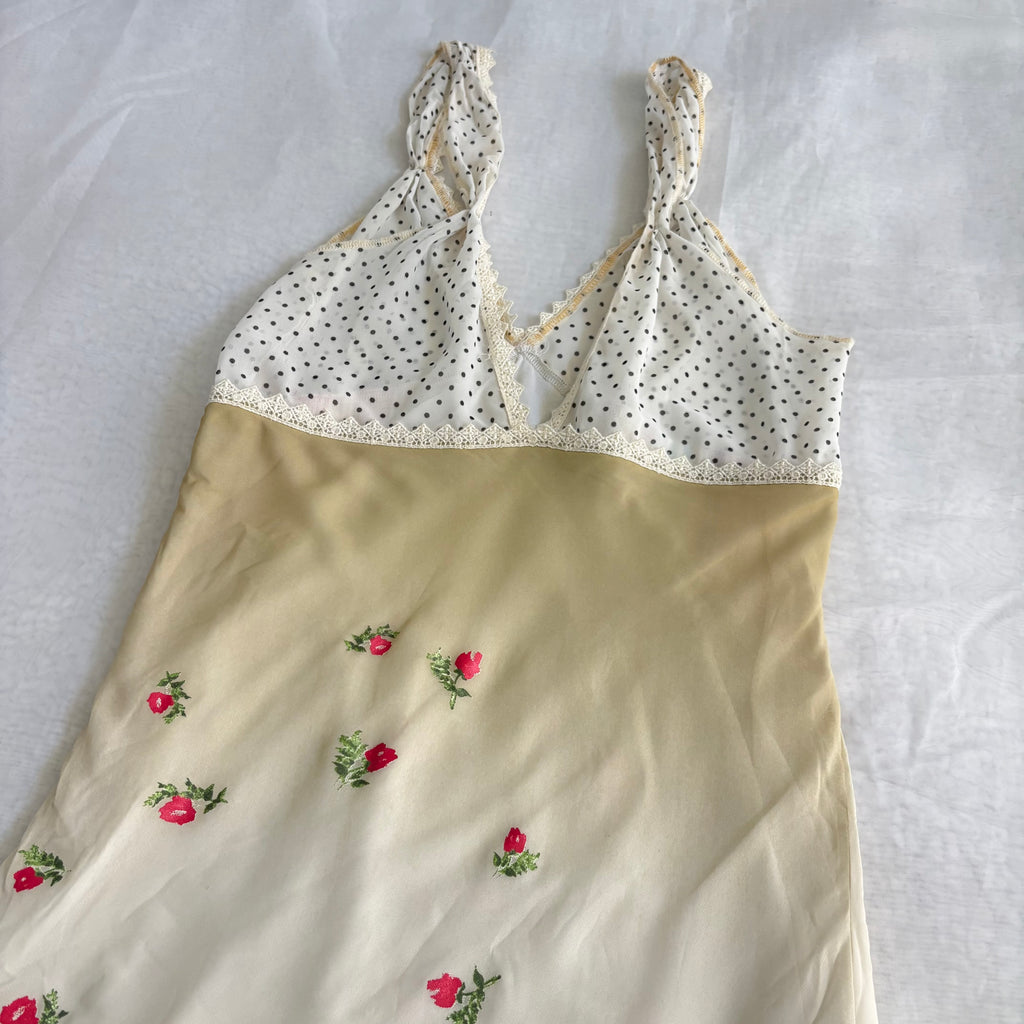 Vintage Italian Mesh Mutli Pattern dress