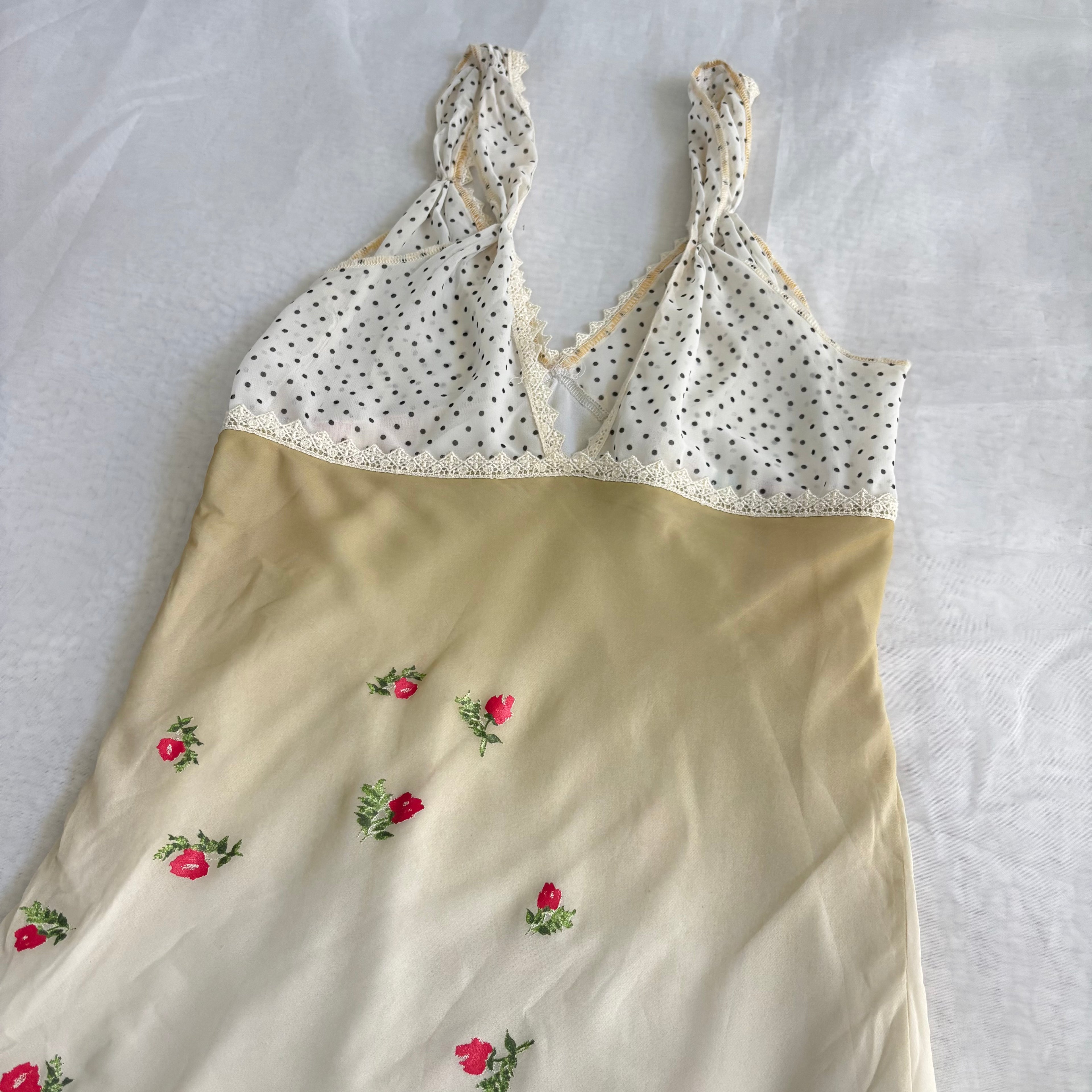 Vintage Italian Mesh Mutli Pattern dress